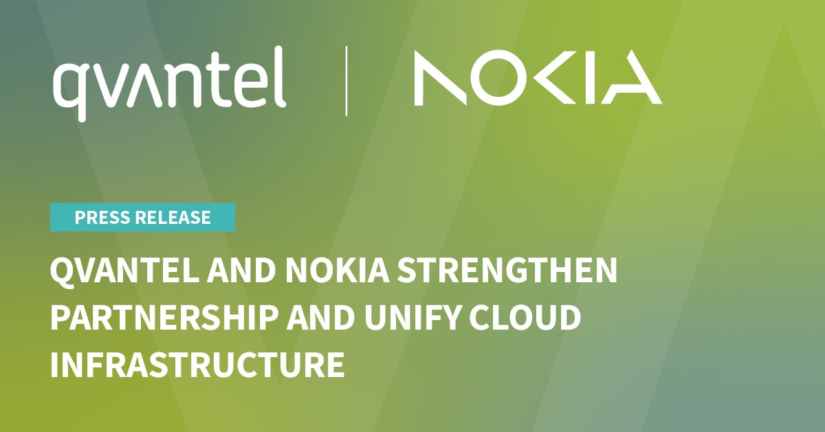 Featured content: : Qvantel and Nokia Strengthen Partnership and Unify Cloud Infrastructure